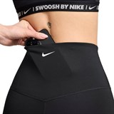 Nike ONE HIGH-WAISTED 18CM BIKER SHORTS (W) Шорты-велосипедки женские Черный - фото 291217