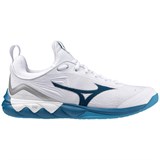 Mizuno WAVE LUMINOUS 2 Кроссовки волейбольные Белый/Синий - фото 291246