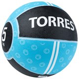Torres 5 КГ Медбол Голубой/Черный - фото 291287