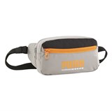 Puma PLUS WAIST BAG Сумка на пояс СерыйЧерный/Оранжевый - фото 291386