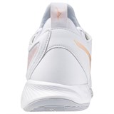 Mizuno WAVE DIMENSION (W) Кроссовки волейбольные женские Белый/Золотой - фото 291766