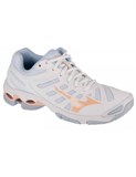 Mizuno WAVE VOLTAGE (W) Кроссовки волейбольные женские Белый/Золотой - фото 291790