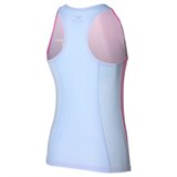 Mizuno CHARGE PRINTED TANK (W) Майка теннисная женская Розовый/Голубой - фото 291845