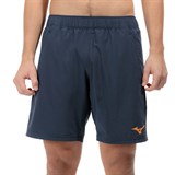 Mizuno 8 IN FLEX SHORT Шорты теннисные Темно-синий/Оранжевый - фото 291852