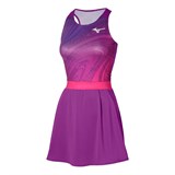 Mizuno CHARGE PRINTED DRESS (W) Платье теннисное женское Розовый - фото 291870