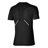 Mizuno DRYAEROFLOW TEE "BLACK" Футболка беговая Черный - фото 291984