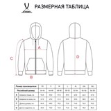 Jögel ESSENTIAL COTTON ZIP HOODIE Толстовка на молнии с капюшоном Черный - фото 293208