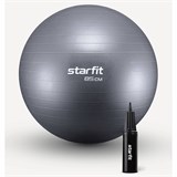 Starfit GB-111, 85 СМ, 1500 Г Фитбол антивзрыв с насосом Серый - фото 293510