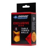 Donic EXCLUSIVE 3* Мячи для настольного тенниса (6 шт) Оранжевый - фото 293675