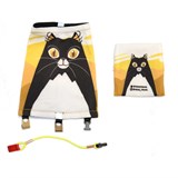 Wondertrail ТРИ КОТА - ЧЁРНЫЙ Гамаши беговые Черный - фото 293714