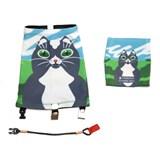 Wondertrail ТРИ КОТА - СЕРЫЙ Гамаши беговые Серый - фото 293740