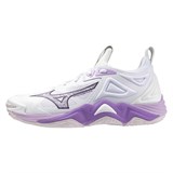 Mizuno WAVE MOMENTUM 3 (W) Кроссовки волейбольные женские Белый/Фиолетовый - фото 293953 Mizuno WAVE MOMENTUM 3 (W) Кроссовки волейбольные женские Белый/Фиолетовый - фото 293953