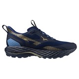 Mizuno WAVE RIDER TT 2 Кроссовки беговые Темно-синий/Золотой - фото 293961