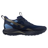 Mizuno WAVE RIDER TT 2 Кроссовки беговые Темно-синий/Золотой - фото 293964