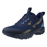 Mizuno WAVE RIDER TT 2 Кроссовки беговые Темно-синий/Золотой - фото 293965