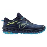 Mizuno WAVE MUJIN X Кроссовки беговые Темно-синий/Салатовый - фото 293989