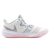 Nike ZOOM HYPERSPEED COURT SE Кроссовки волейбольные Белый/Мятный/Фиолетовый - фото 294088