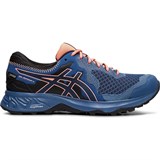 Asics GEL-SONOMA 4 G-TX (W) Кроссовки беговые женские Темно-синий/Оранжевый - фото 294179