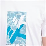 Anta LIGHT TO TRAVEL Футболка баскетбольная Белый/Голубой - фото 294382