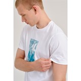 Anta LIGHT TO TRAVEL Футболка баскетбольная Белый/Голубой - фото 294383