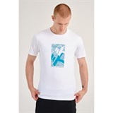 Anta LIGHT TO TRAVEL Футболка баскетбольная Белый/Голубой - фото 294384