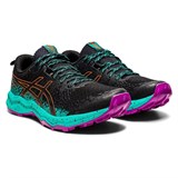 Asics FUJITRABUCO LYTE (W) Кроссовки беговые женские Черный/Зеленый - фото 294563