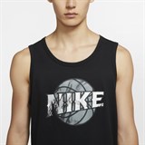 Nike M NK DRY TANK Майка баскетбольная Черный/Серый - фото 294574
