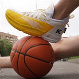 Anta KLAY THOMPSON KT9 "YELLOW WHITE" Кроссовки баскетбольные Желтый/Белый - фото 294780