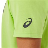 Asics SMSB GRAPHIC TEE IV Футболка беговая Зеленый - фото 294937