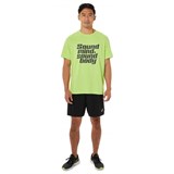 Asics SMSB GRAPHIC TEE IV Футболка беговая Зеленый - фото 294938