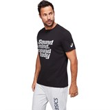 Asics SMSB GRAPHIC TEE IV Футболка беговая Черный/Белый - фото 294946