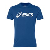 Asics BIG LOGO TEE Футболка беговая Синий - фото 294975