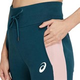 Asics COLORBLOCK PANT (W) Брюки спортивные женские Синий/Розовый - фото 295003