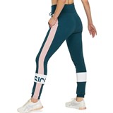 Asics COLORBLOCK PANT (W) Брюки спортивные женские Синий/Розовый - фото 295006