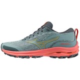 Mizuno WAVE RIDER TT (W) Кроссовки беговые женские Зеленый/Желтый - фото 295009