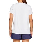 Asics PRACTICE W SS TEE (W) Футболка теннисная женская Белый - фото 295045