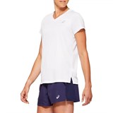 Asics PRACTICE W SS TEE (W) Футболка теннисная женская Белый - фото 295046