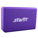 Starfit FA-101 PVC Блок для йоги Фиолетовый - фото 295156