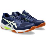 Asics GEL-ROCKET 11 Кроссовки волейбольные Темно-синий/Белый - фото 295193