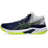 Asics BEYOND FF MT Кроссовки волейбольные Темно-синий/Белый/Зеленый - фото 295215