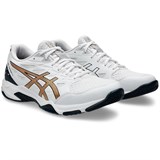 Asics GEL-ROCKET 11 Кроссовки волейбольные Белый/Черный/Золотой - фото 295281