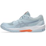 Asics GEL-TASK 4 (W) Кроссовки волейбольные женские Голубой/Оранжевый - фото 295291
