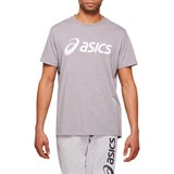 Asics BIG LOGO TEE Футболка беговая Серый - фото 295329