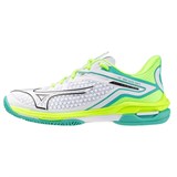 Mizuno WAVE EXCEED TOUR 6 AC (W) Кроссовки теннисные женские Белый/Зеленый - фото 295374