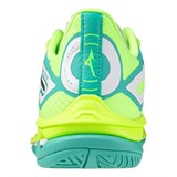 Mizuno WAVE EXCEED TOUR 6 AC (W) Кроссовки теннисные женские Белый/Зеленый - фото 295376