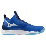 Mizuno WAVE MOMENTUM 3 MID Кроссовки волейбольные Синий/Голубой - фото 295381
