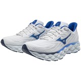 Mizuno WAVE SKY 8 Кроссовки беговые Белый/Синий - фото 295398