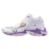 Mizuno WAVE LIGHTNING Z8 MID (W) Кроссовки волейбольные женские Белый/Фиолетовый - фото 295416 Mizuno WAVE LIGHTNING Z8 MID (W) Кроссовки волейбольные женские Белый/Фиолетовый - фото 295416