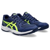 Asics UPCOURT 6 Кроссовки волейбольные Темно-синий/Желтый - фото 295718