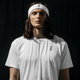 7/6 LODDY T-SHIRT "WHITE/BLACK" Футболка теннисная Белый/Черный - фото 295813